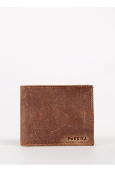 Tan Men's 11X8X2 cm Leather Wallet Frk 343 Crayz