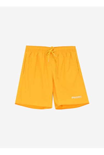 Yellow Men's Shorts Swimsuit D4Sm-My3824