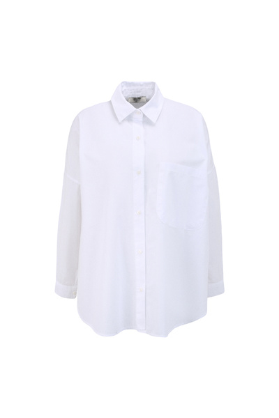 Standard White Women's Shirt Spbf4Sl-Gml5597