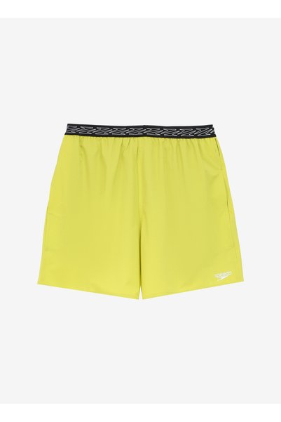 Green Elastic Waist Normal Fit Shorts Swimsuit 8-00334716133-SPEEDO HYPERBOOM BAND