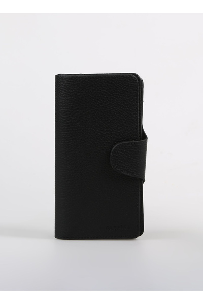 Black Men's 10X19X3 cm Leather Wallet Frkbyn 516 Flt