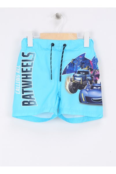 Name İt Blue Boy Shorts Swimwear Nmmmicco Batwheels Long Swimshorts