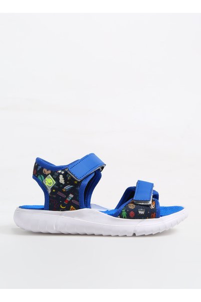 Black - Orange Boys Sandals Paris