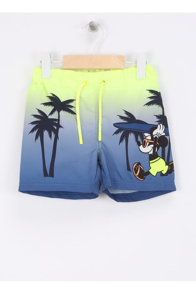 Yellow Boy's Shorts Swimwear Nmmmack Mickey Long Swimshorts Wdi