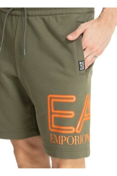 Khaki Men's Sweat Shorts 3Dps76Pjshz