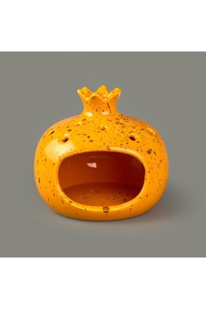 Deco Melograno Censer - Orange - 10 cm