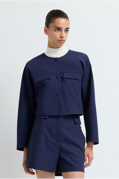 Bomber Jacket with Pockets