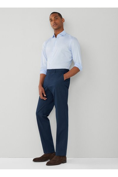 Navy Blue Men's Slim Fit Trousers Hm 212484   Size: 36