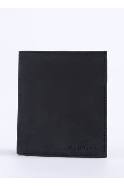 Black Women's 10.5X9X2 cm Leather Card Holder Frk 510 Crayz