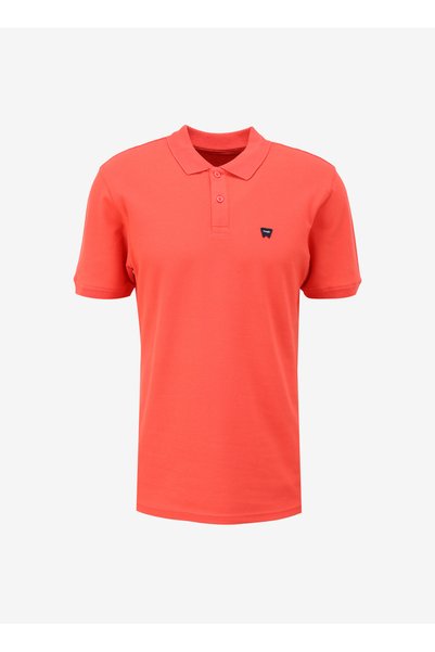 Salmon Men's Polo T-Shirt W7D5K4Xx2T512 Short Sleeve Polo Tshir