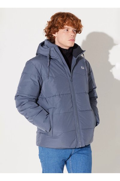 Gray Men's Coat L88Bnya66 Coat