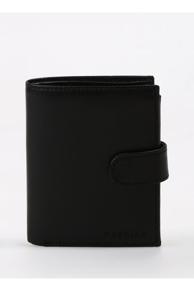 Black Men's 9X11X2 cm Leather Wallet Frk 314 Crayz