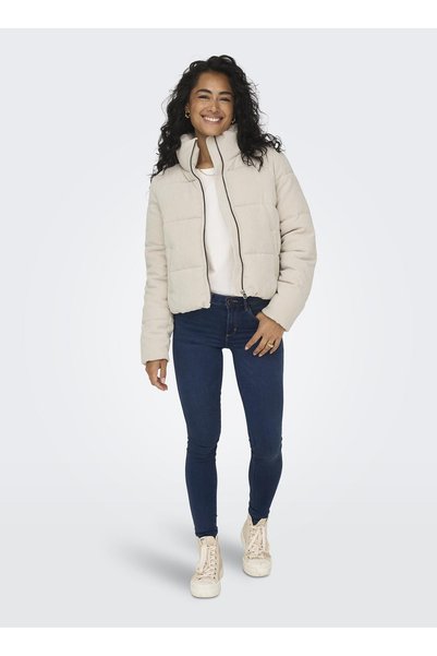 Sand Women's Coat Onlnewdolly Corduroy Puffer Cc Otw