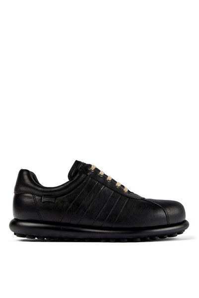 Black Leather Men's Casual Sports Shoes Pelotas Ariel