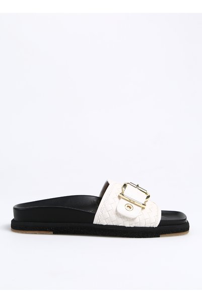 White Women's Slippers 8930I
