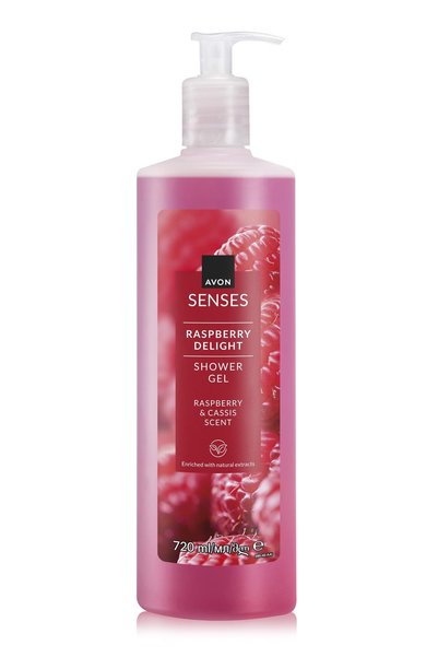 Raspberry Delight Shower Gel with Raspberry and Blackcurrant Fragrance 720 Ml.