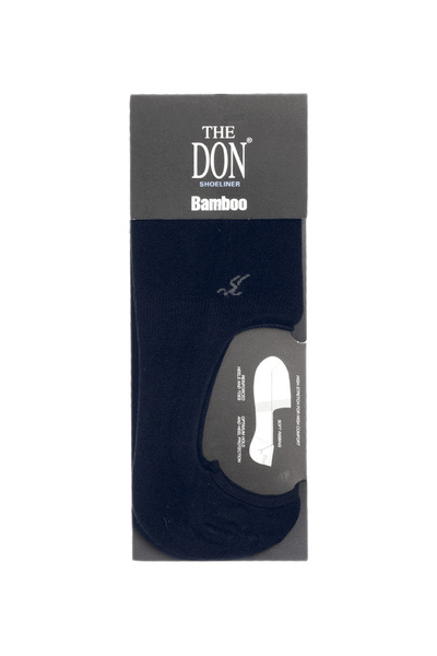 The Don Dark Navy Blue Men's Ballerina Socks Tdscs0516