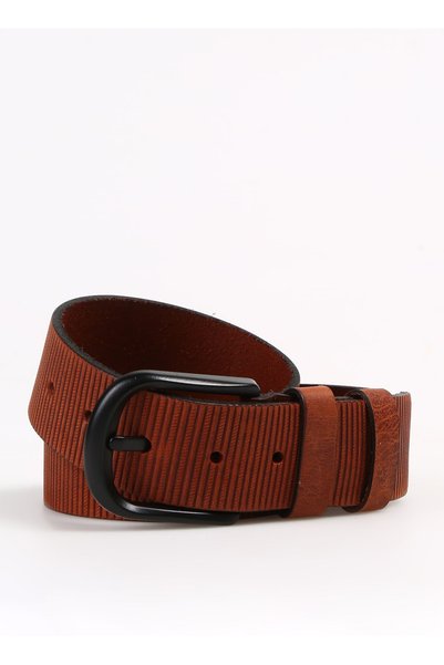 Tan Men's Leather Belt Frk 030 Ray