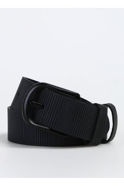 Black Men's Leather Belt Frk 030 Ray 4
