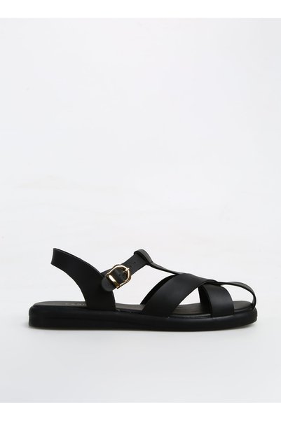 Black Women's Sandals Chiran