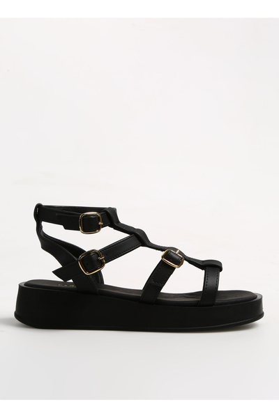 Black Women's Sandals Hulong