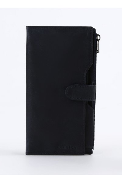 Navy Blue Women's 10X19X2 cm Leather Wallet Frk 501 Crayz