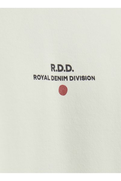 Round Neck Off-White Men's T-Shirt Rddluca Tee S/S Crew Neck Noos