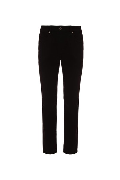 Машки црни фармерки со нормален струк, нормални ногавици, slim fit 75OAB5J0