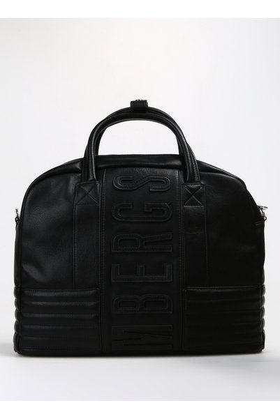 Black Men's 38X29X8 cm Laptop Bag Bkca00256P