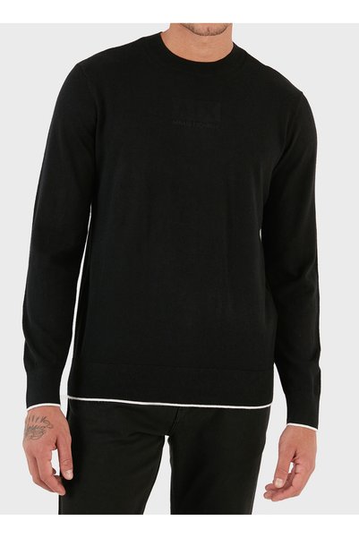 Cotton Regular Fit Logo Sweater Men's SWEATER 6RZM1F ZMW8Z 1200