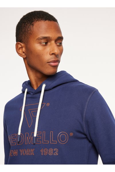 Hooded Collar Petrol Men's Sweatshirt Fm23W02Fc