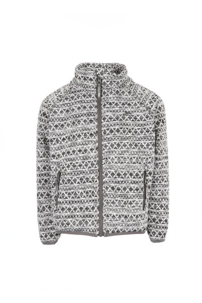 Plain Gray Boy's Fleece Top Flinch - Kids Fleece At400