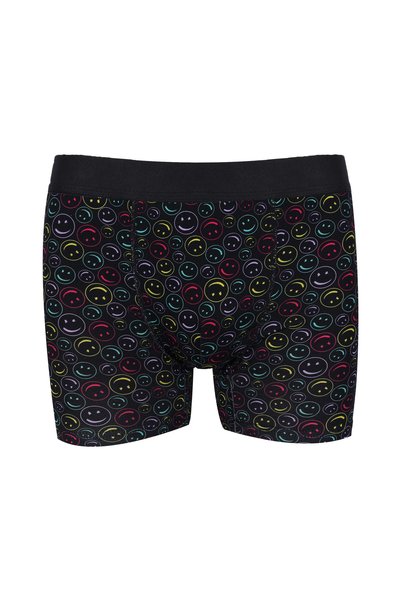 Men's Single Patterned Cotton Boxers