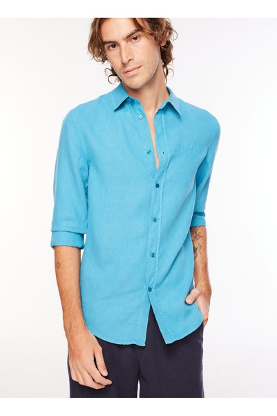 Turquoise Men's Shirt C C 123 01