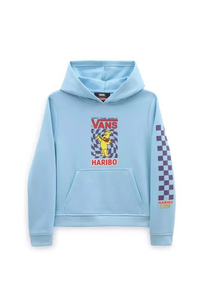 Blue Boy's Hooded Long Sleeve Sweatshirt Vn000777Sky1 Haribo Hoodie