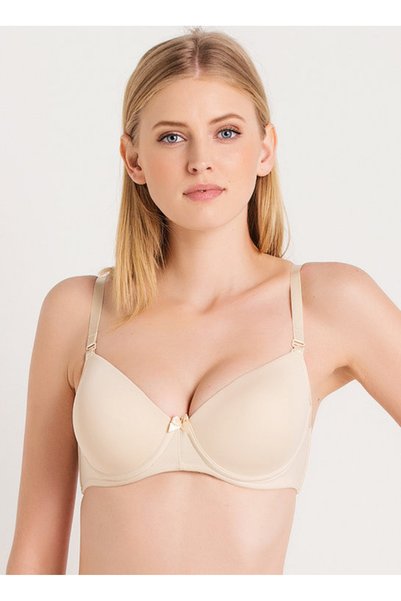 Women's Ten Classic Underwire Covered Unpadded Bra 3045