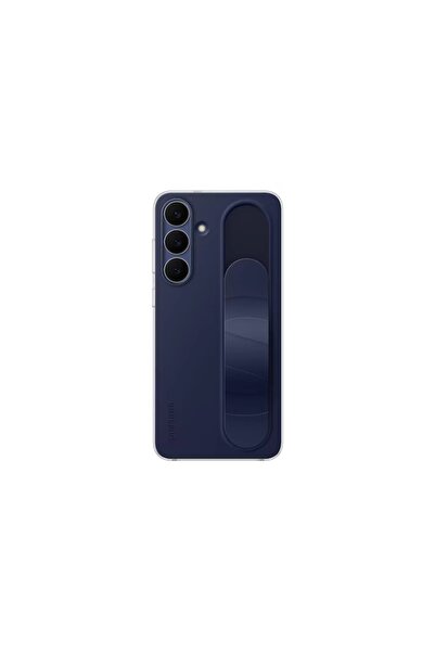 Galaxy S25 FE футрола со држач и врвка темно сина