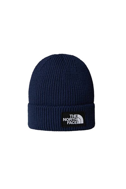 Tnf Logo Box Cuffed Beanie Nf0A8Che8K21 Navy Blue