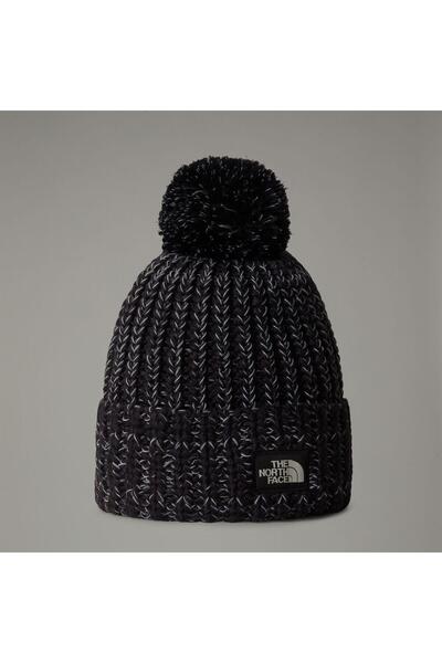 COZY CHUNKY CABIN BEANIE Black