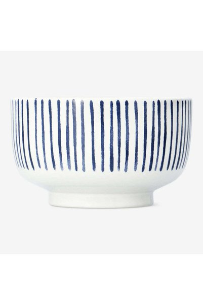 Blue Striped Bowl