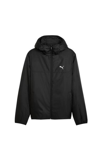 688296-01 Ess Light Padded Jacket Men's Black Coat