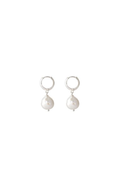 Chila 925 Sterling Silver Pearl Earrings