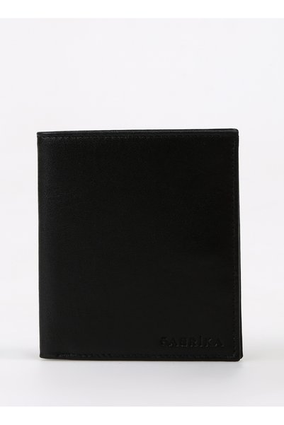 Black Women's 10.5X9X2 cm Leather Card Holder Frk 509 Crayz Leather Black