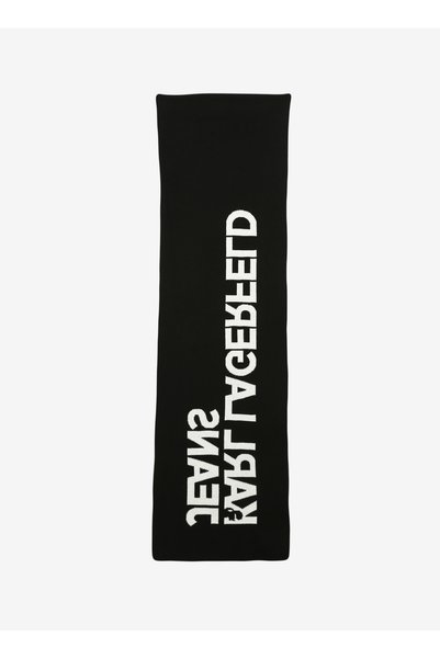 Jeans White Men's Scarf 236D3301_Knitted Logo Scarf
