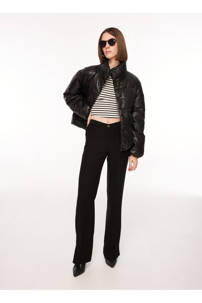 Onlanja Faux Leather Black Oversize Puffer - Otw 15307039