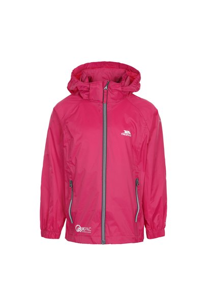 Pink Boy's Coat QIKPAC X - UNISEX KIDS PACKAWAY JKT