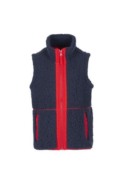 Plain Navy Blue Boy's Fleece Top Talant - Kids Unisex Fleece At200