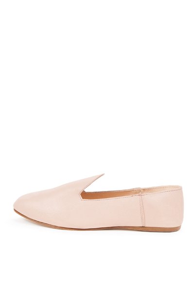 Pink Women's Leather Loafer La Pink Sand