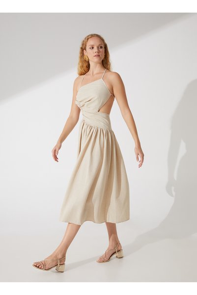 Dress, 34, Beige Melange