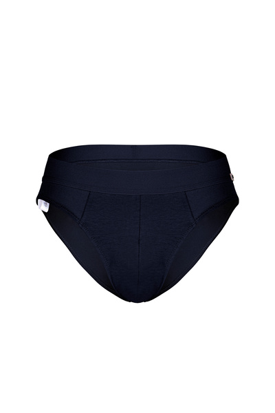 Men's Elastic Bamboo Navy Blue Boxer Dznbm6304